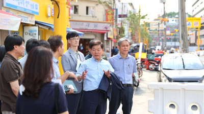 박승원 광명시장 “시민 있는 현장이 곧 집무실” 당선 후 연일 민원 현장 찾아 직접 점검